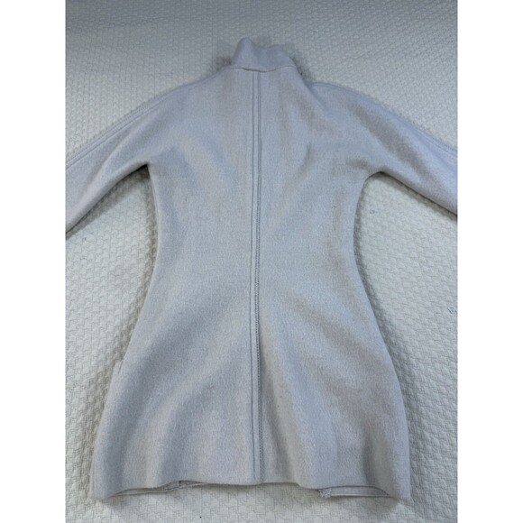 Gianfranco Ferre Sweater Mohair Virgin Wool Blend Full Zip | Cream | Size 40 XS - Picture 12 of 16